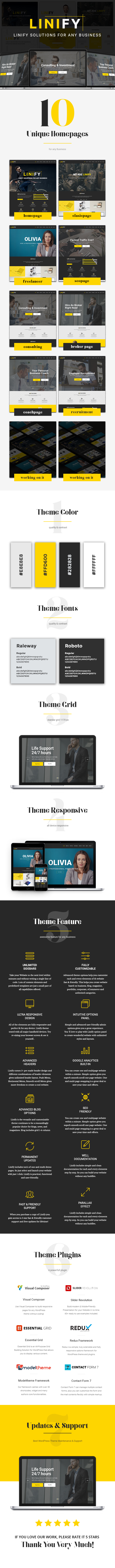 Linify - Multipurpose Corporate WordPress Theme - 2
