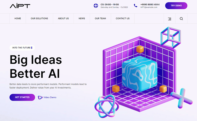 Artificial Intelligence Website