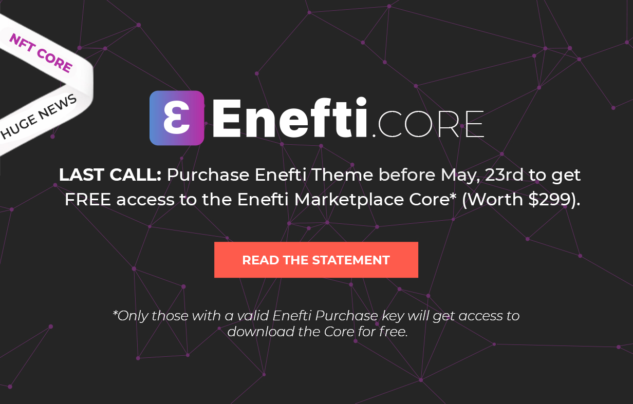 Enefti - NFT Marketplace Theme - 1