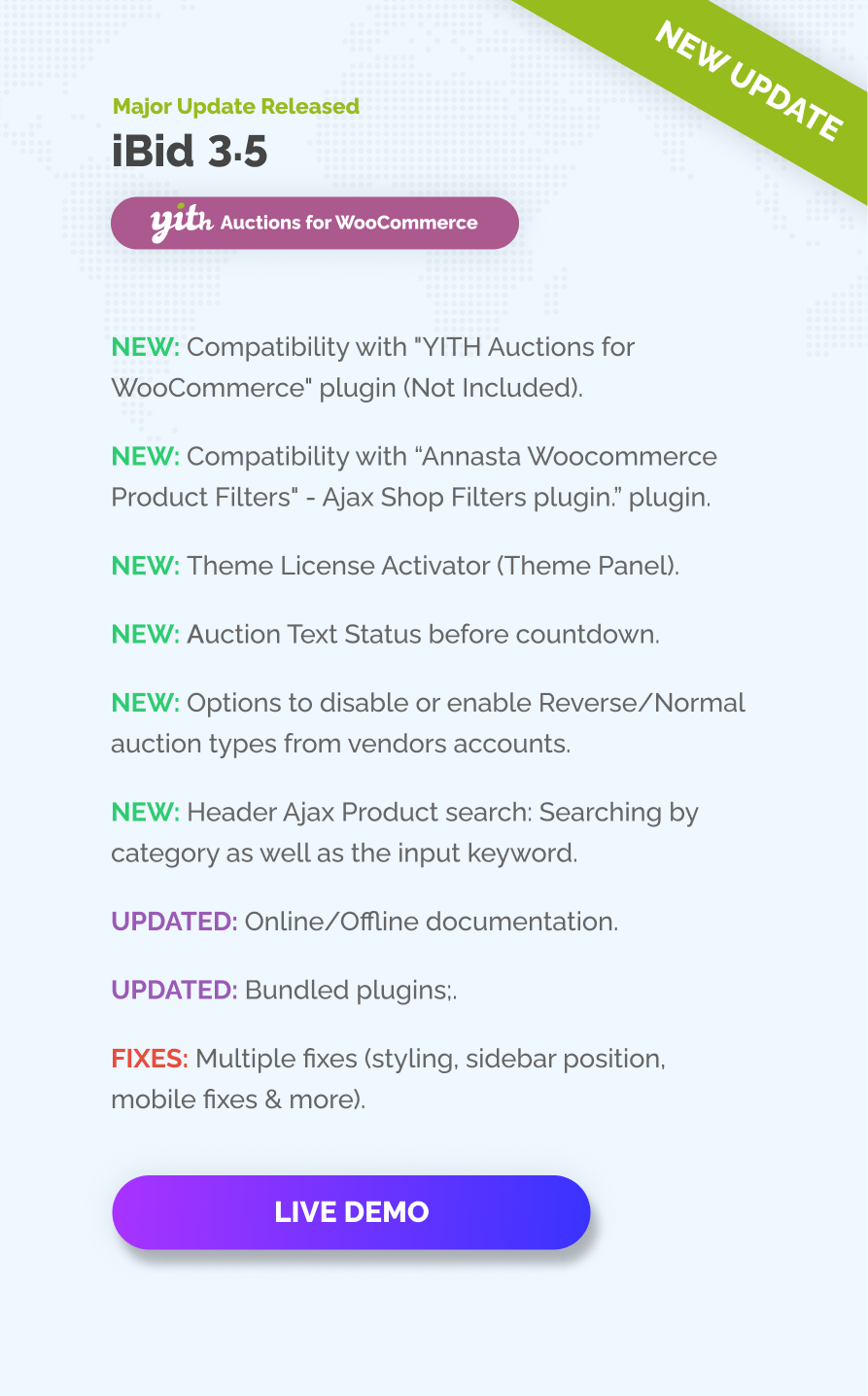 iBid - Multi Vendor Auctions WooCommerce Theme - 1