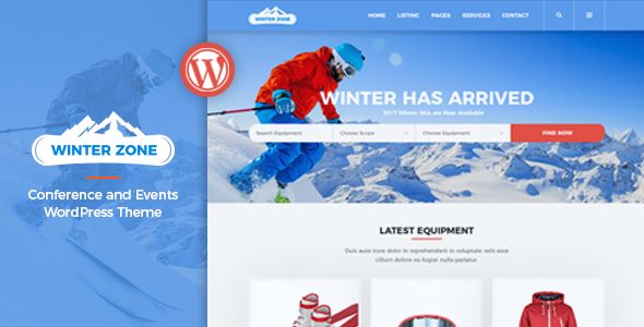 WinterZone – Ski & Winter Sports Theme