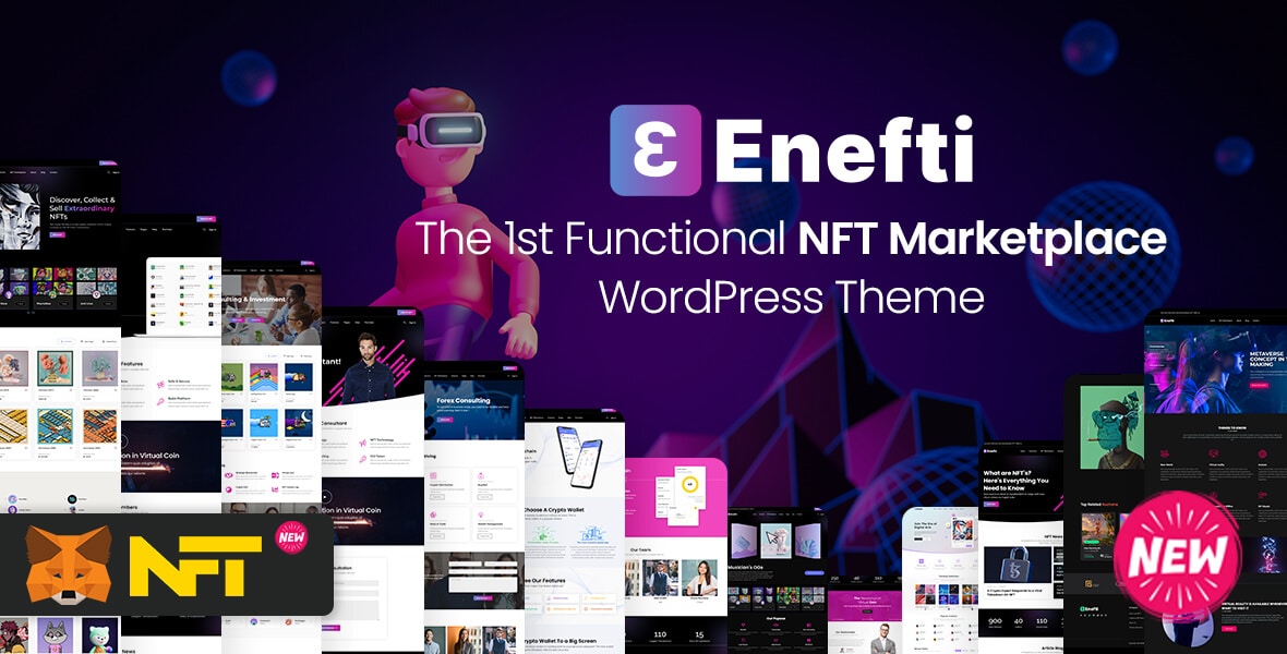 Enefti – NFT Marketplace Theme