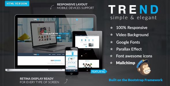 TREND – Multi-Purpose HTML Template