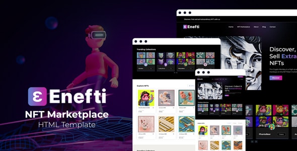 Enefti – NFT Marketplace Template