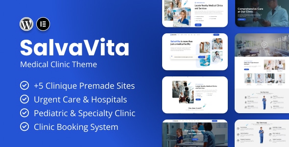 SalvaVita – Medical Clinic WordPress Theme